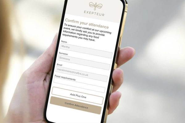 Digital event RSVP form illustrating best practices for effortless guest management
